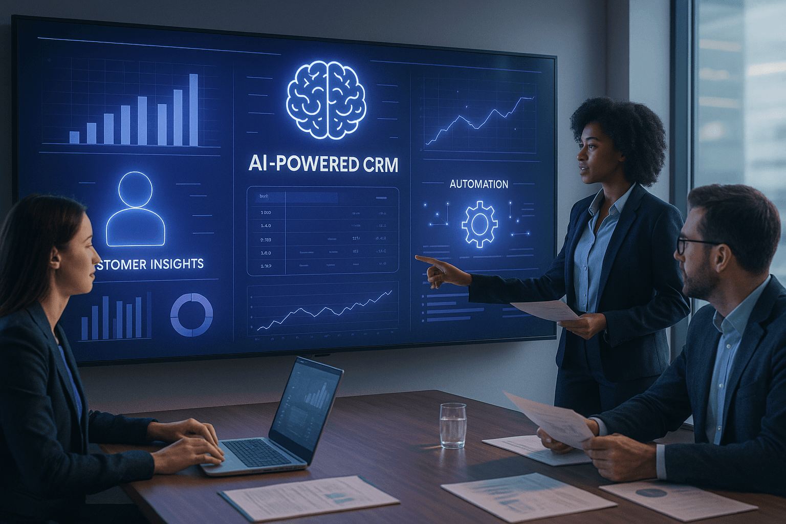AI CRM Analytics Dashboard